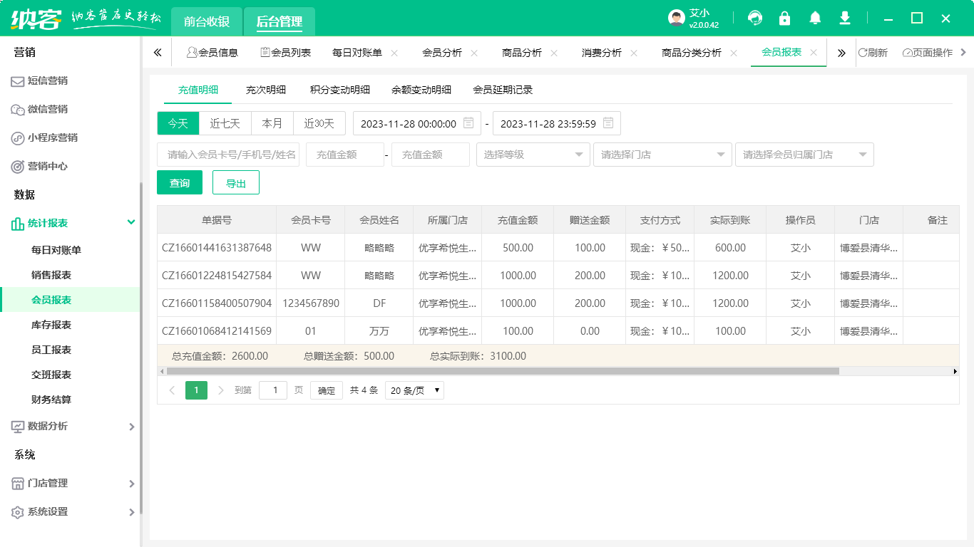 会员管理系统多少钱一套3